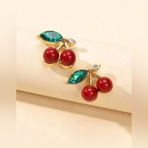 Cherry Stud Earrings
